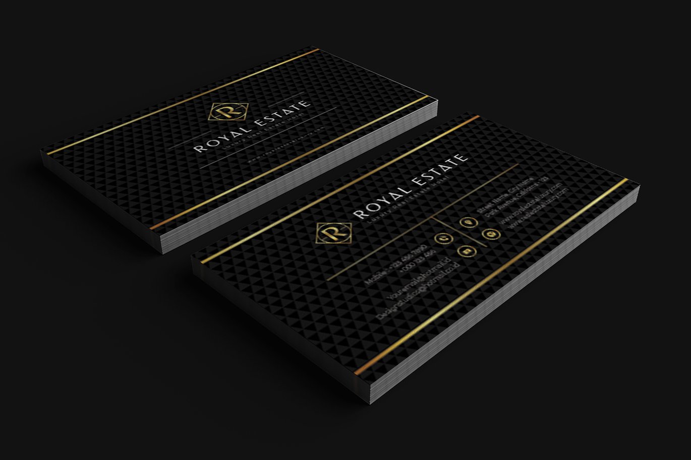优雅风格企业名片设计模板 Elegant – Business Card_ Print Templates插图3 优雅风格企业名片设计模板 Elegant - Business Card_ Print Templates