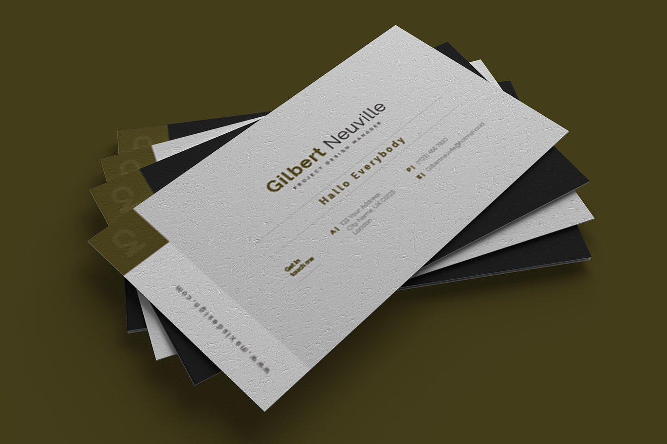 奢华质感企业名片设计模板 Luxury – Business Card_ Print Templates插图1 奢华质感企业名片设计模板 Luxury - Business Card_ Print Templates