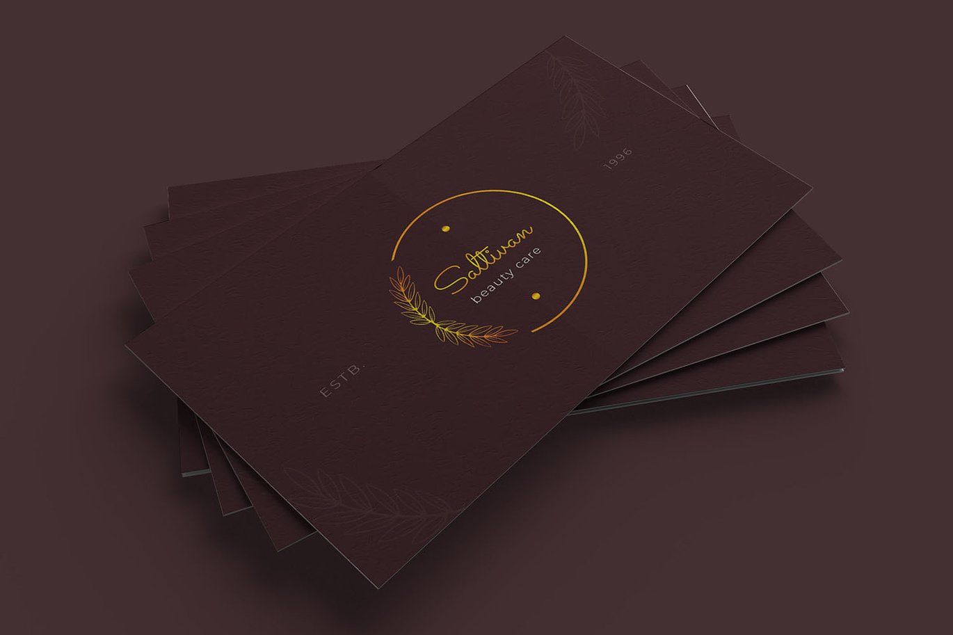 棕色系奢华商务名片模板 Brown – Business Card_ Print Templates插图2 棕色系奢华商务名片模板 Brown - Business Card_ Print Templates