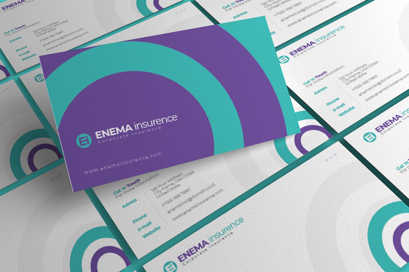 保险行业名片设计模板 Insurence – Business Card_ Print Templates插图3 保险行业名片设计模板 Insurence - Business Card_ Print Templates
