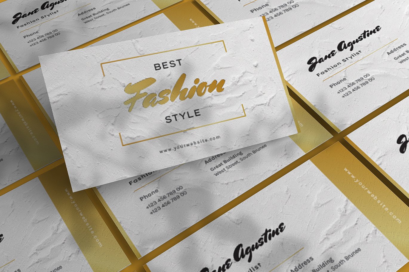 最佳时尚企业名片设计模板 Best Fashion – Business Card_ Print Templates插图1 最佳时尚企业名片设计模板 Best Fashion - Business Card_ Print Templates