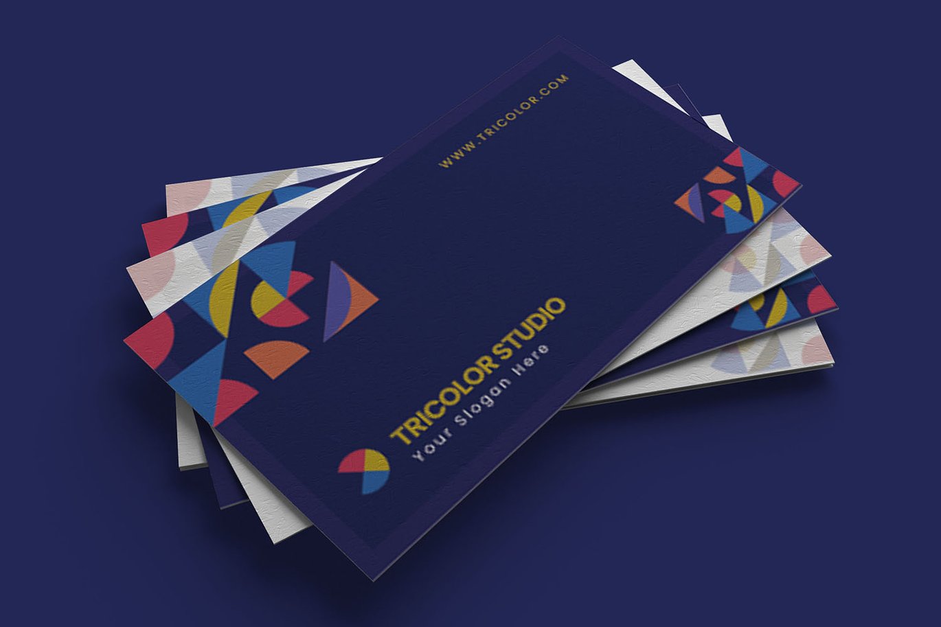 三色创意工作室名片模板 Tricolor Studio – Business card_ Print Templates ft插图3 三色创意工作室名片模板 Tricolor Studio - Business card_ Print Templates ft