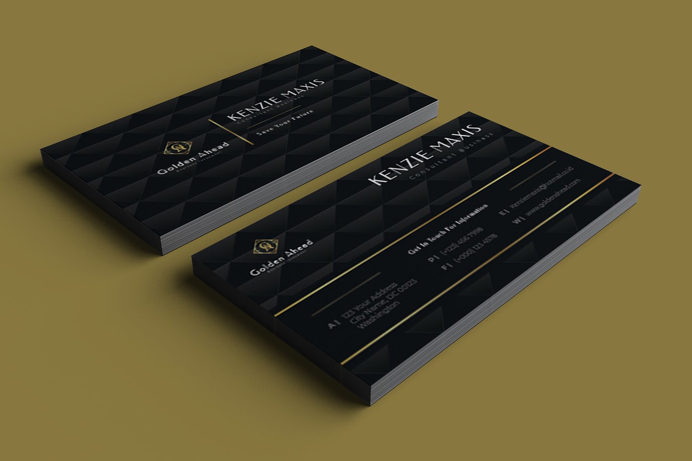 奢华创意风格名片设计模板 Luxury Creative – Business Card_ Print Templates ft插图2 奢华创意风格名片设计模板 Luxury Creative - Business Card_ Print Templates ft
