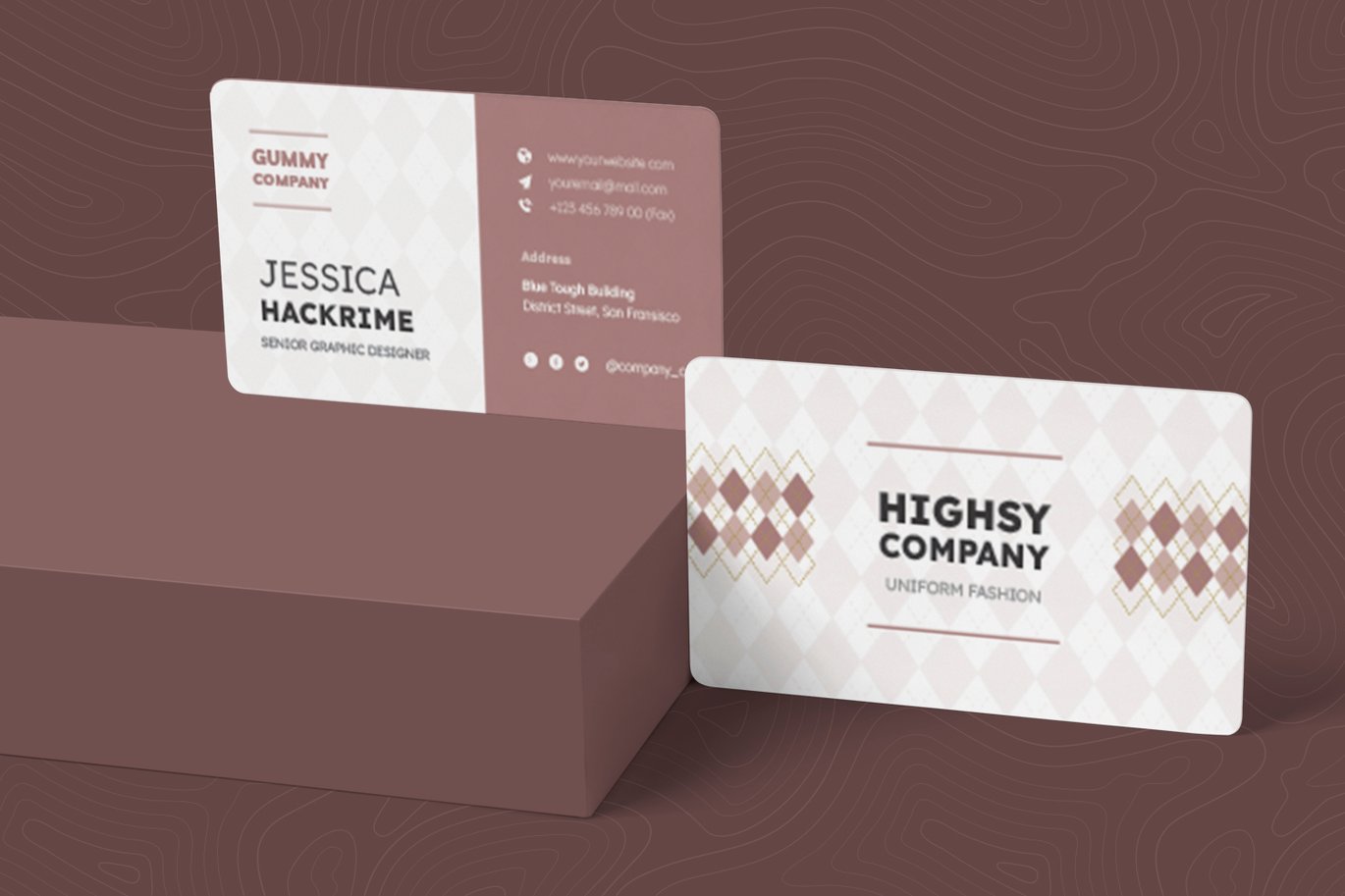 高端企业商务名片模板 Highy Comp – Business Card_ Print Templates ft._yyt插图1 高端企业商务名片模板 Highy Comp - Business Card_ Print Templates ft._yyt