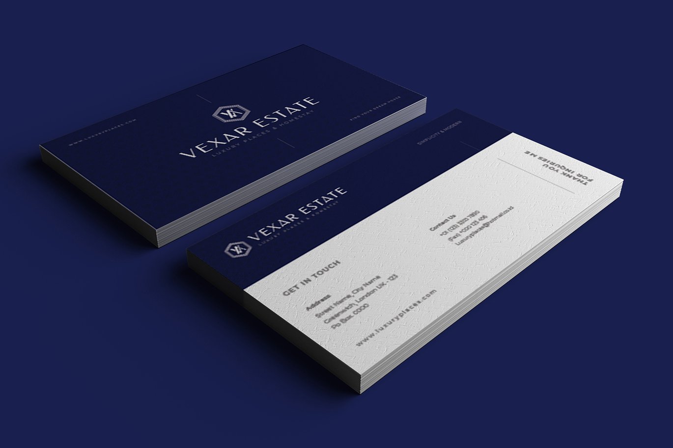 奢华房地产商务名片模板 Luxury Real Estate – Business Card_ Print Templates插图1 奢华房地产商务名片模板 Luxury Real Estate - Business Card_ Print Templates