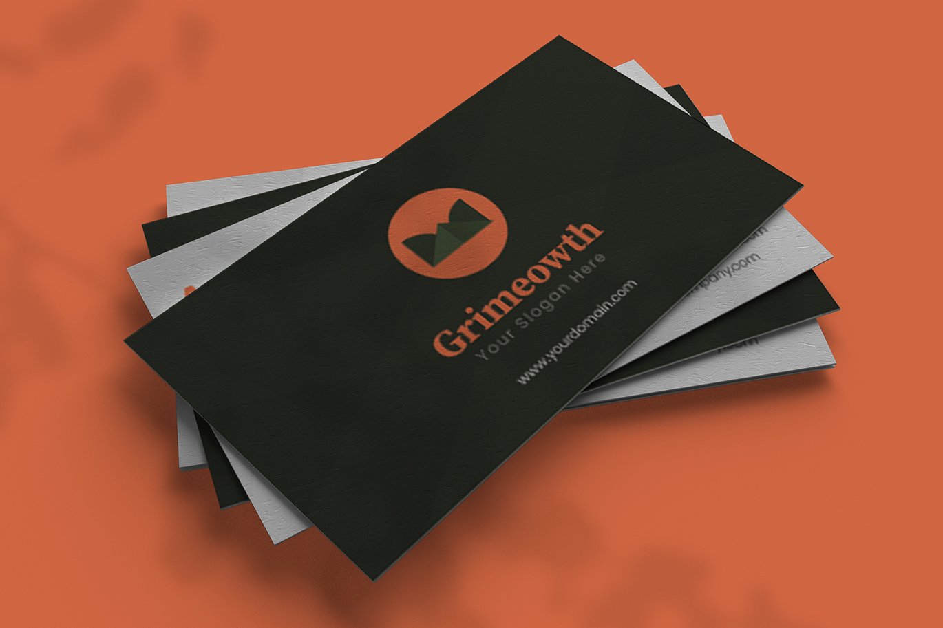 奢华质感品牌名片设计模板 Grimeowth – Business Card插图1 奢华质感品牌名片设计模板 Grimeowth - Business Card