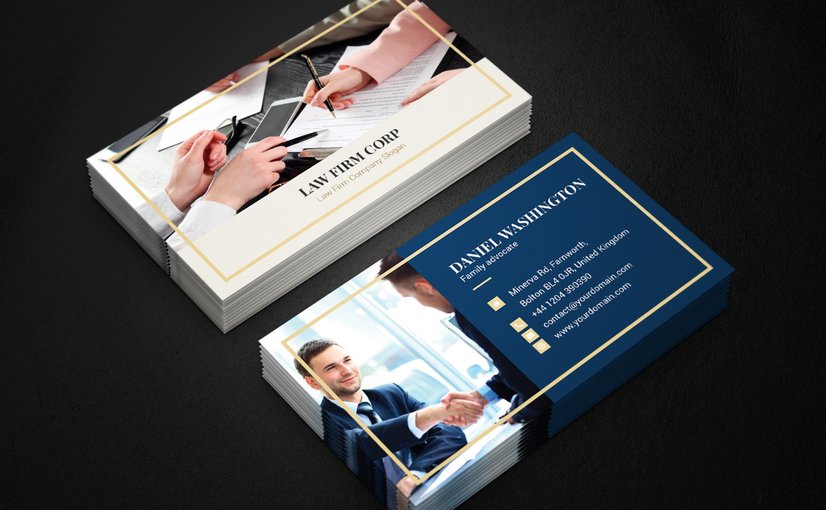 律师事务所专用名片设计模板 Business Card – Law Firm