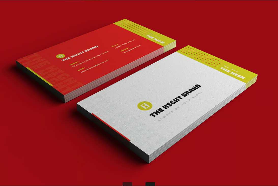 高端品牌商务名片模板 the-high-brand-business-card插图1