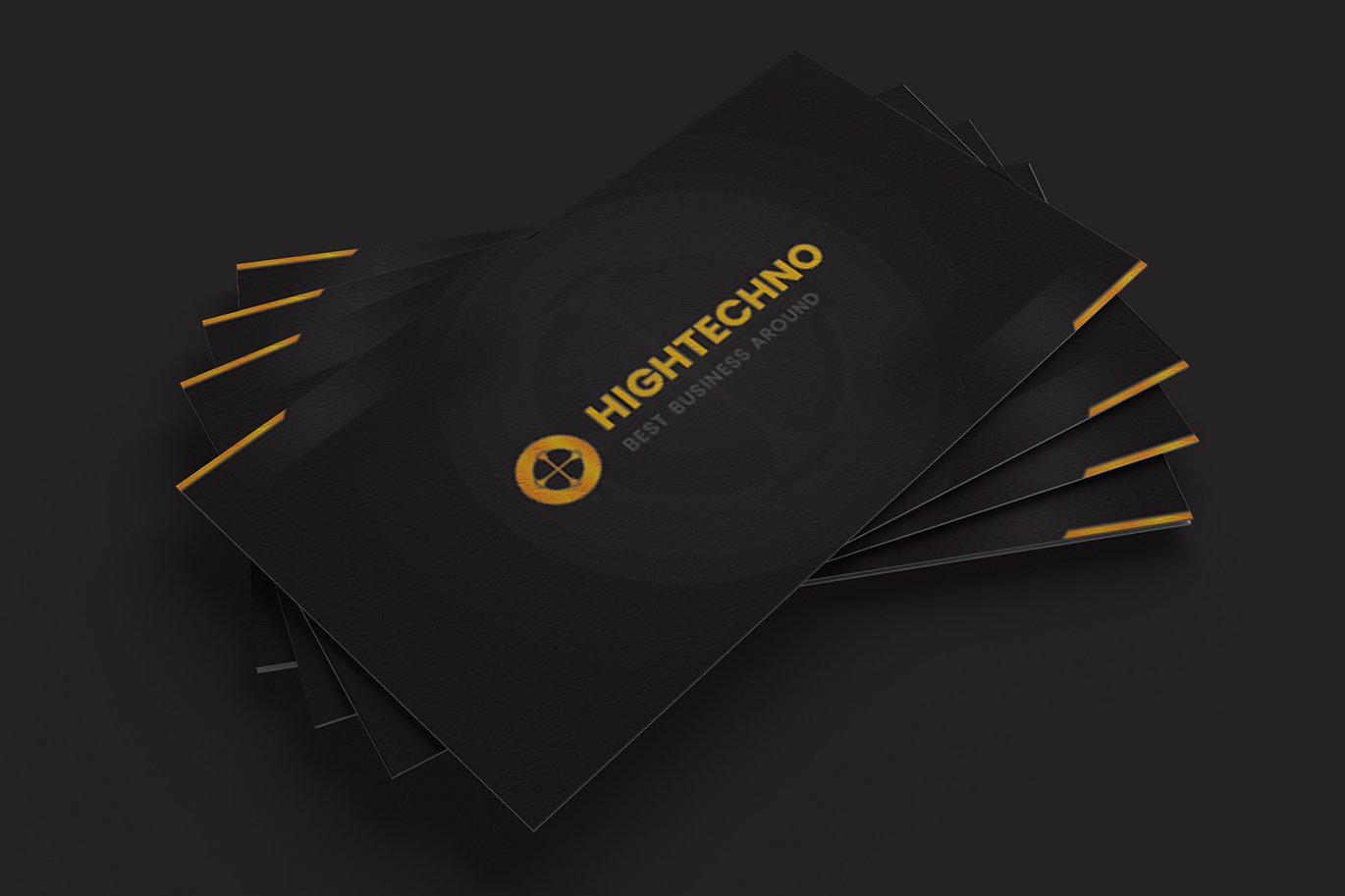 高科技企业商务名片模板 Hightechno – Business Card插图2