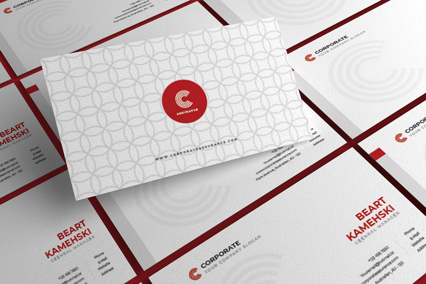 保险信托行业名片模板 Assurance – Business Card_ Print Templates ft插图3 保险信托行业名片模板 Assurance - Business Card_ Print Templates ft