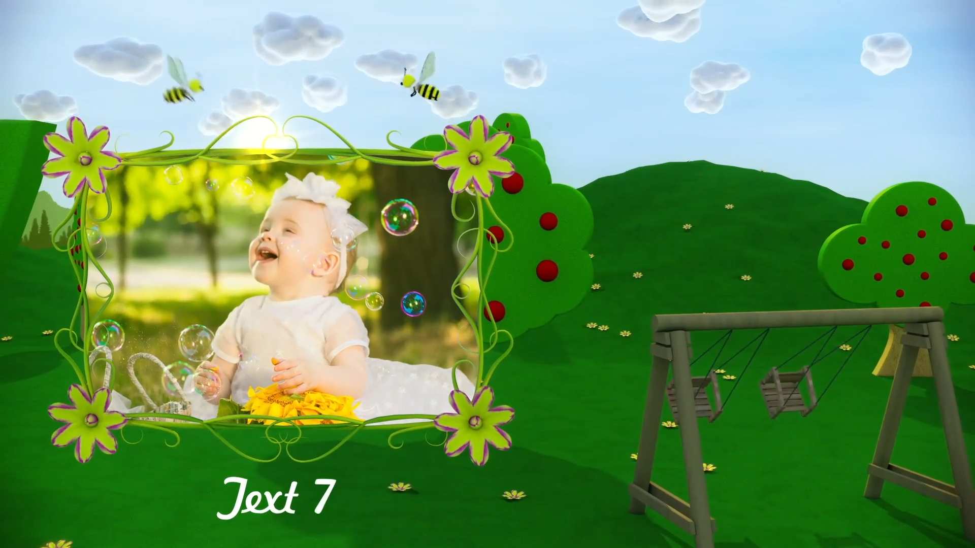 婴儿成长纪念相册PR视频模板 Baby Photo Album – MOGRT插图2