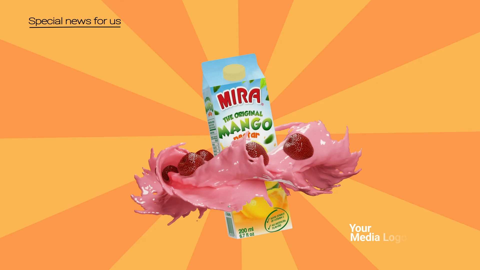 果汁牛奶饮品包装盒展示PR视频模板 Juice and Milk Drink Box Mockup – MOGRT插图2