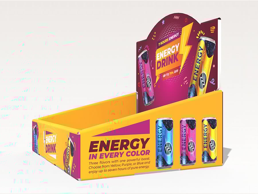 能量饮料展示盒包装样机 Energy Drink Display Box Mockup插图6 能量饮料展示盒包装样机 Energy Drink Display Box Mockup