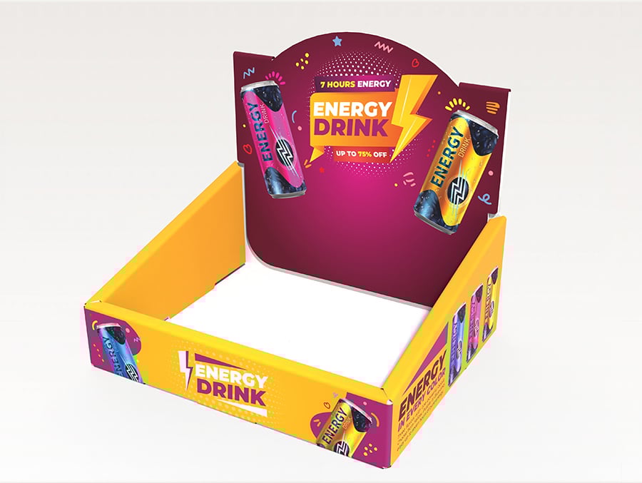 能量饮料展示盒包装样机 Energy Drink Display Box Mockup插图2 能量饮料展示盒包装样机 Energy Drink Display Box Mockup