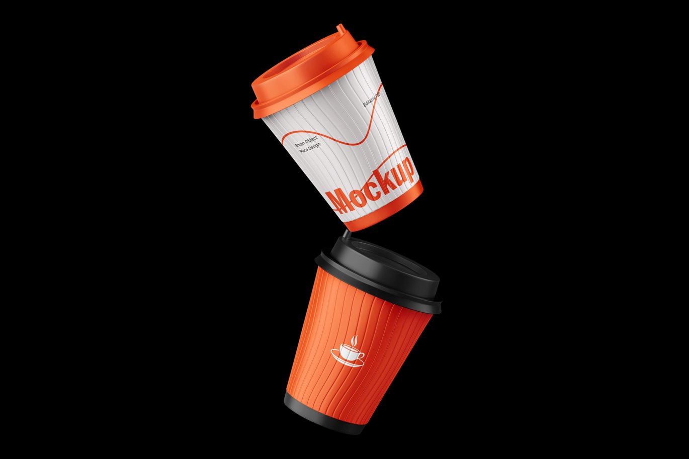塑料咖啡杯产品展示样机 Plastic Coffee Cup Mockup插图6 塑料咖啡杯产品展示样机 Plastic Coffee Cup Mockup