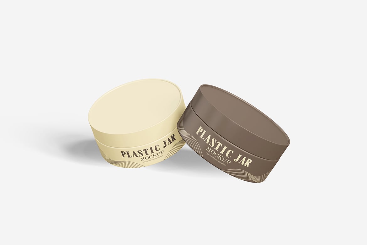 塑料罐包装展示样机 Plastic Jar Mockup插图1 塑料罐包装展示样机 Plastic Jar Mockup