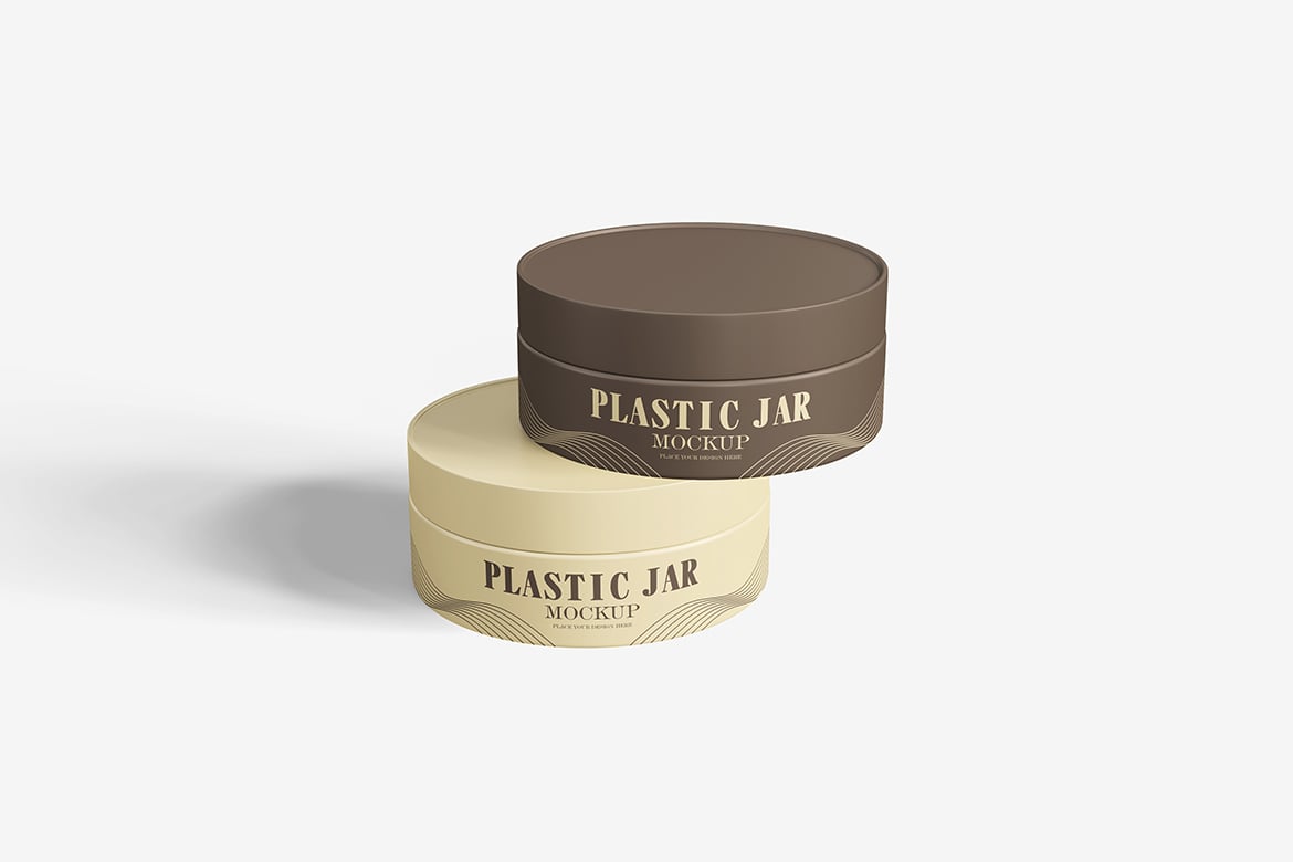 塑料罐包装展示样机 Plastic Jar Mockup插图3 塑料罐包装展示样机 Plastic Jar Mockup