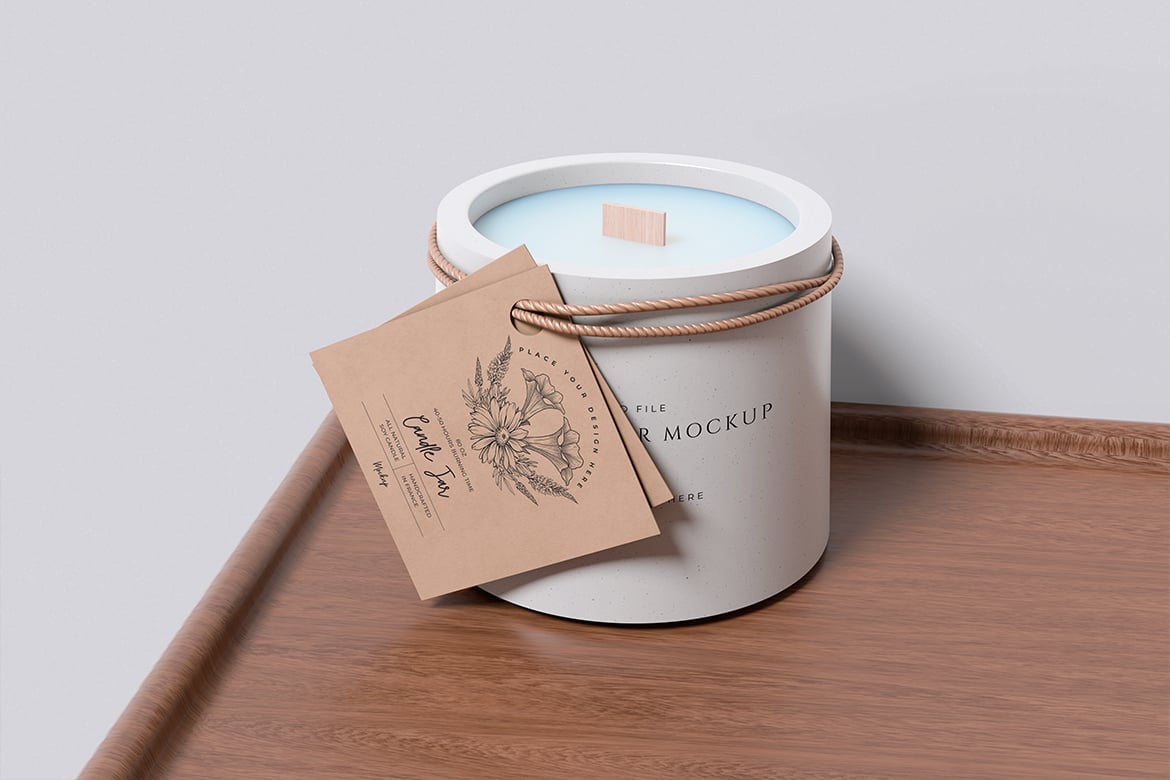 香薰蜡烛罐样机模板 Candle Jar Mockup插图1 香薰蜡烛罐样机模板 Candle Jar Mockup