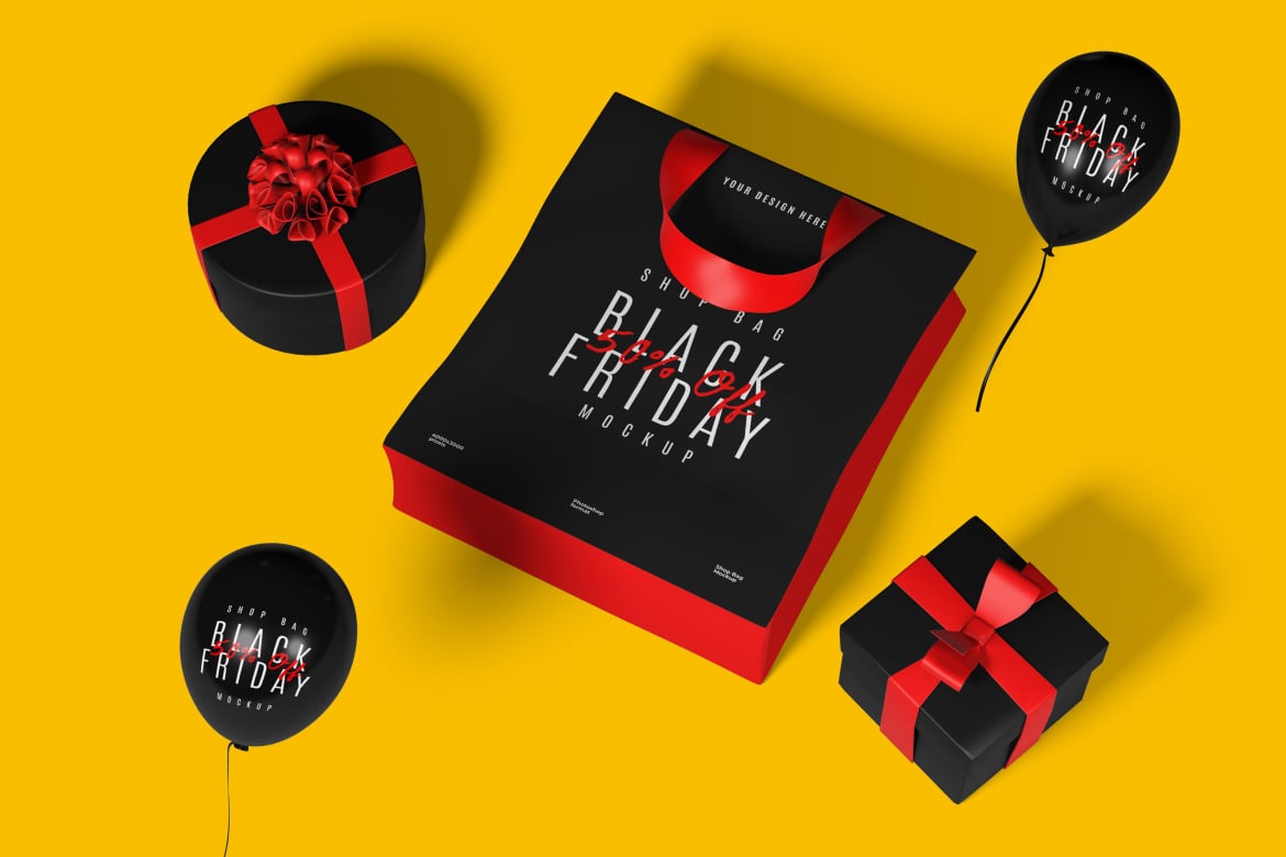 购物手提袋展示样机 Shopping Bag Mockup插图3