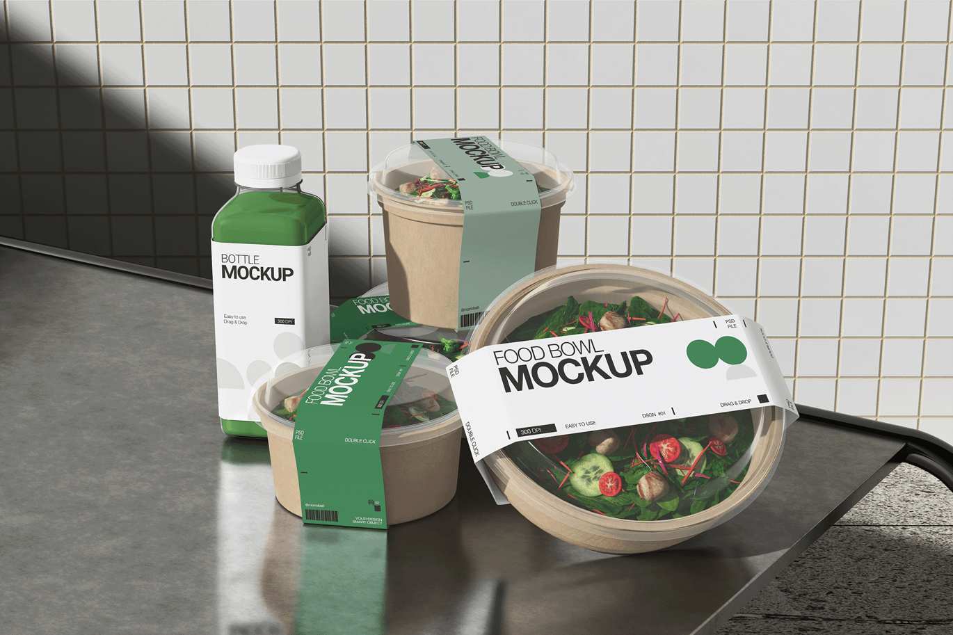 食品包装盒设计样机 Food Packaging Mockup插图1 食品包装盒设计样机 Food Packaging Mockup