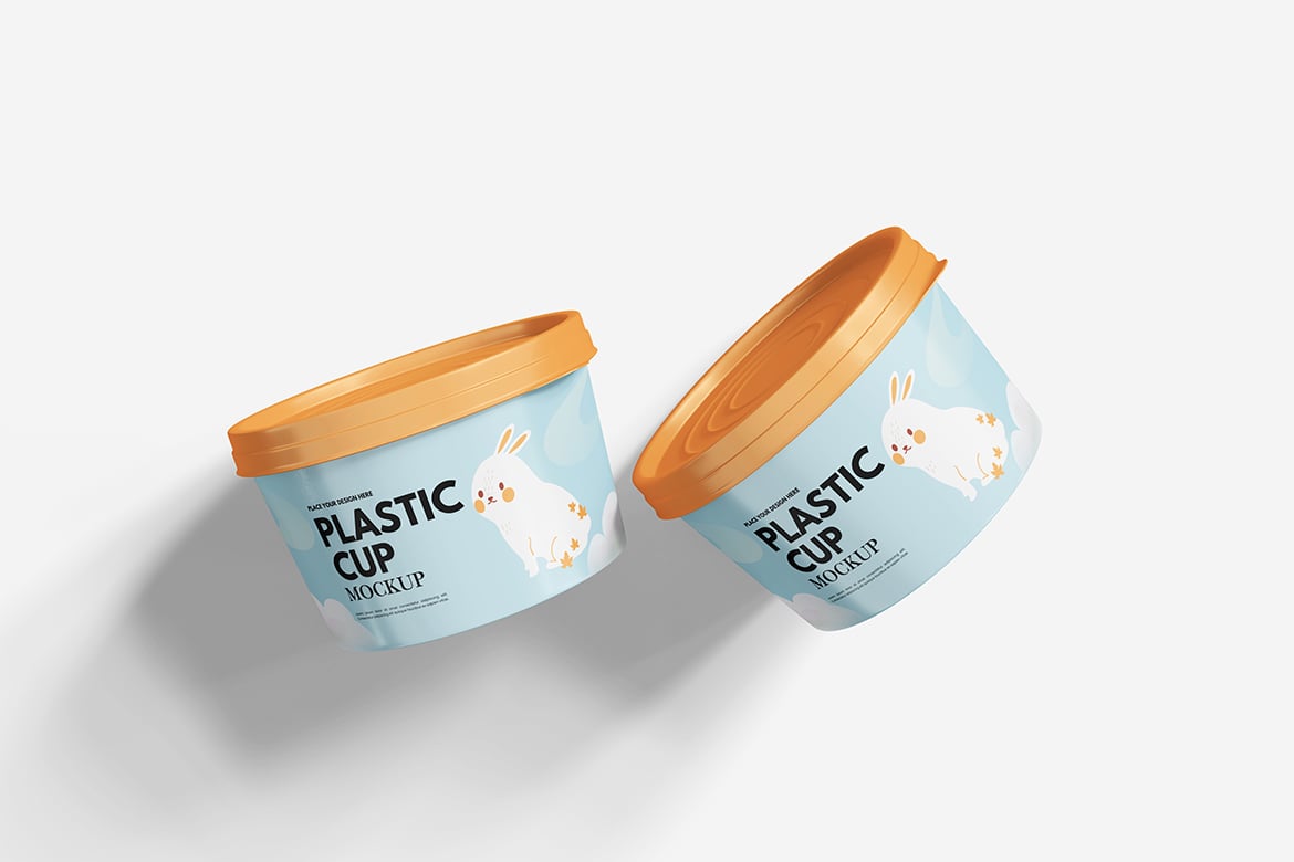 透明塑料杯设计样机 Plastic Cup Mockup插图4 透明塑料杯设计样机 Plastic Cup Mockup