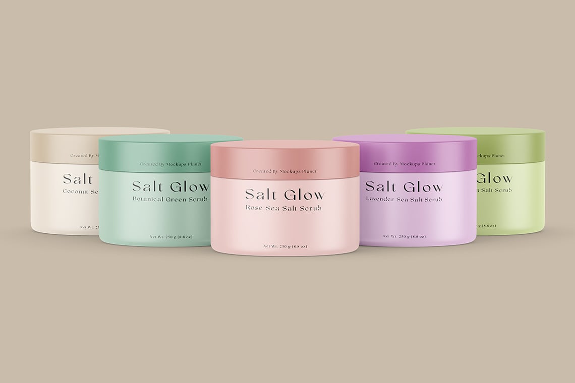 护肤品罐装包装样机 Skincare Jar Mockups插图2 护肤品罐装包装样机 Skincare Jar Mockups
