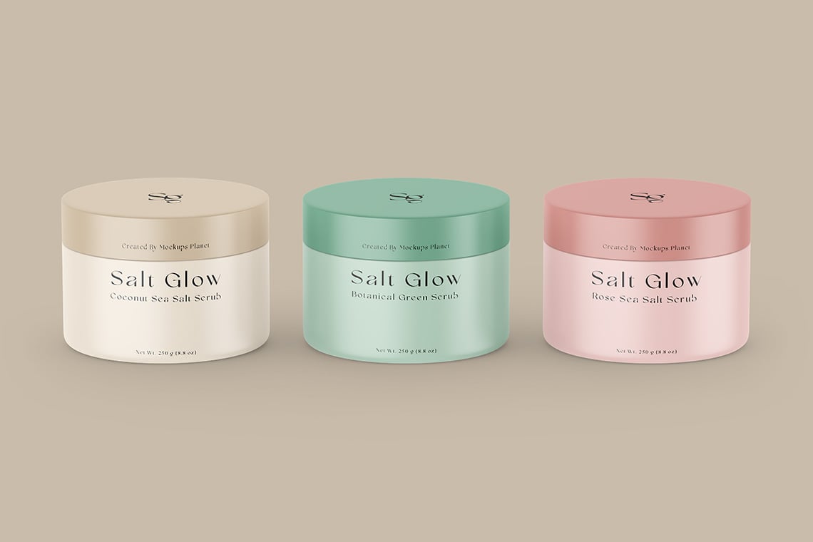 护肤品罐装包装样机 Skincare Jar Mockups插图4 护肤品罐装包装样机 Skincare Jar Mockups