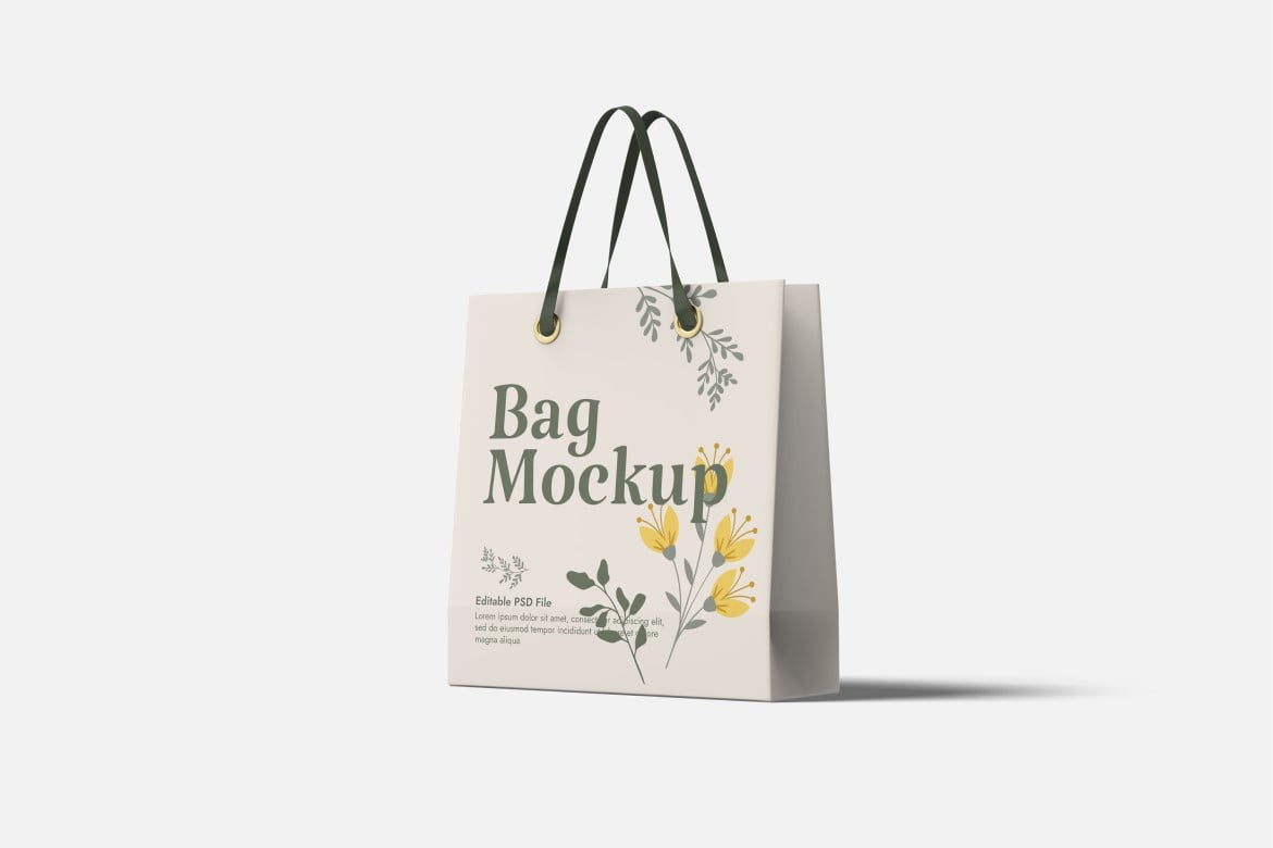 帆布手提袋展示样机 Tote Bag Mockup插图2 帆布手提袋展示样机 Tote Bag Mockup