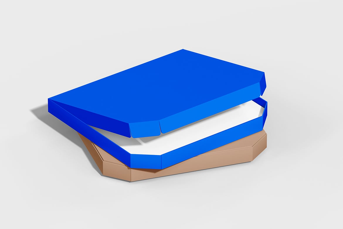 披萨外卖盒包装样机 Pizza Box Mockup插图1 披萨外卖盒包装样机 Pizza Box Mockup