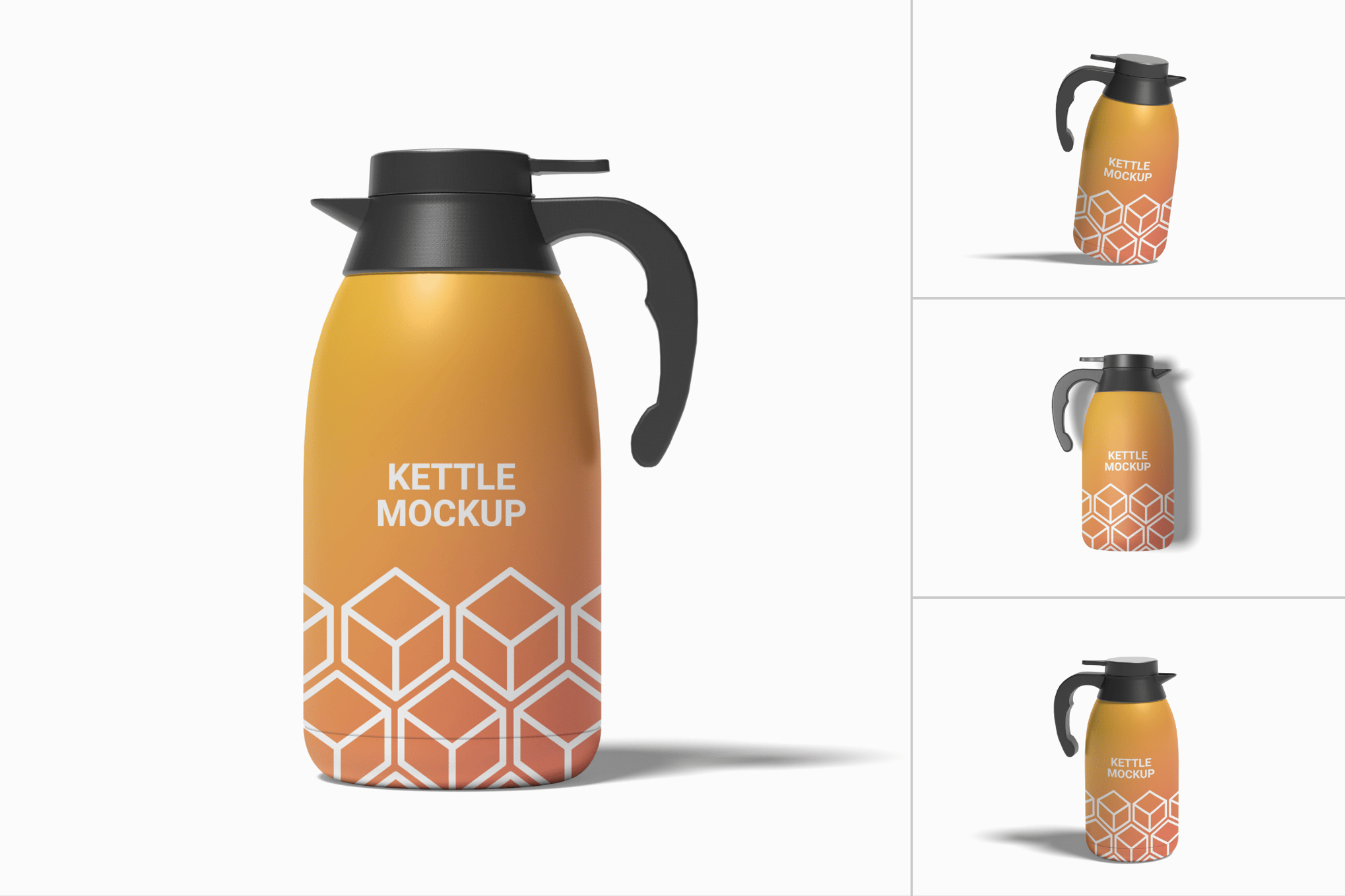现代风格热水壶样机 Modern Kettle Mockup插图 现代风格热水壶样机 Modern Kettle Mockup