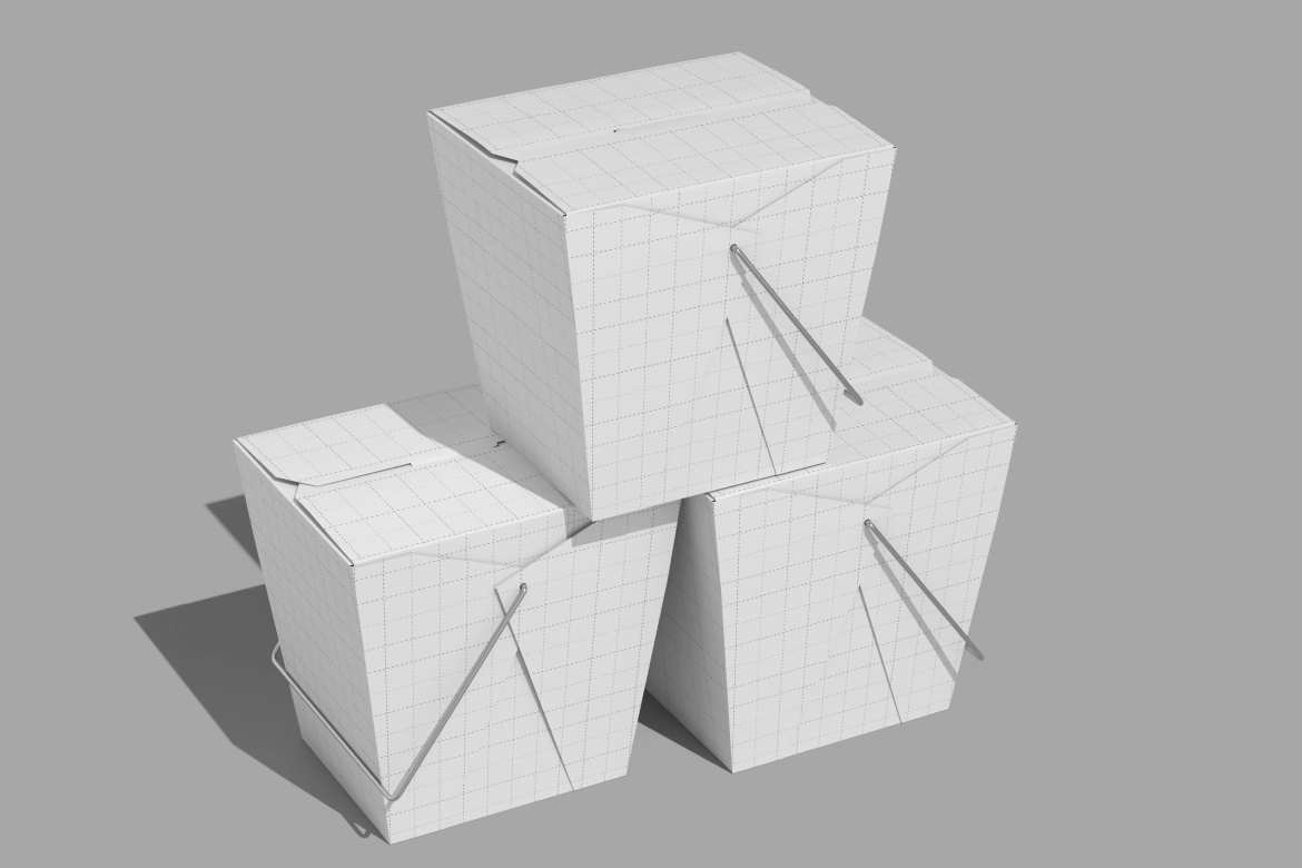 快餐食品包装盒样机 Fast Food Box Mockup插图3 快餐食品包装盒样机 Fast Food Box Mockup