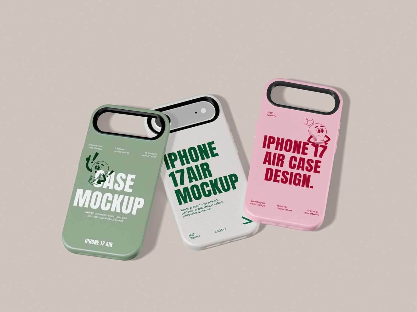 iPhone 17 Air保护壳概念样机 iPhone 17 Air Case Mockup插图1 iPhone 17 Air保护壳概念样机 iPhone 17 Air Case Mockup