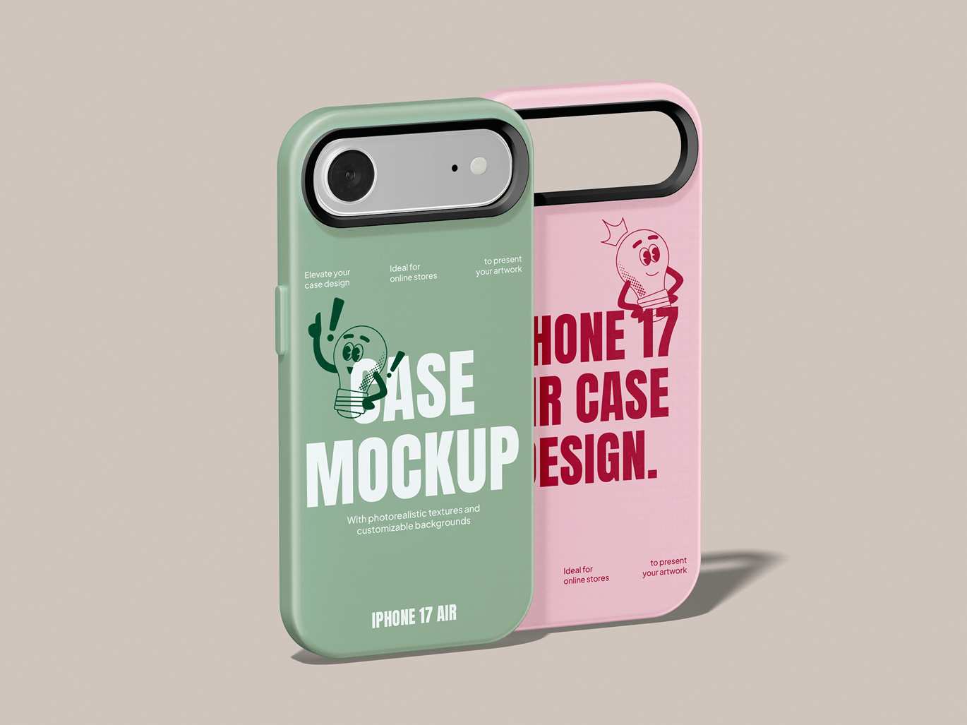 iPhone 17 Air保护壳概念样机 iPhone 17 Air Case Mockup插图4 iPhone 17 Air保护壳概念样机 iPhone 17 Air Case Mockup