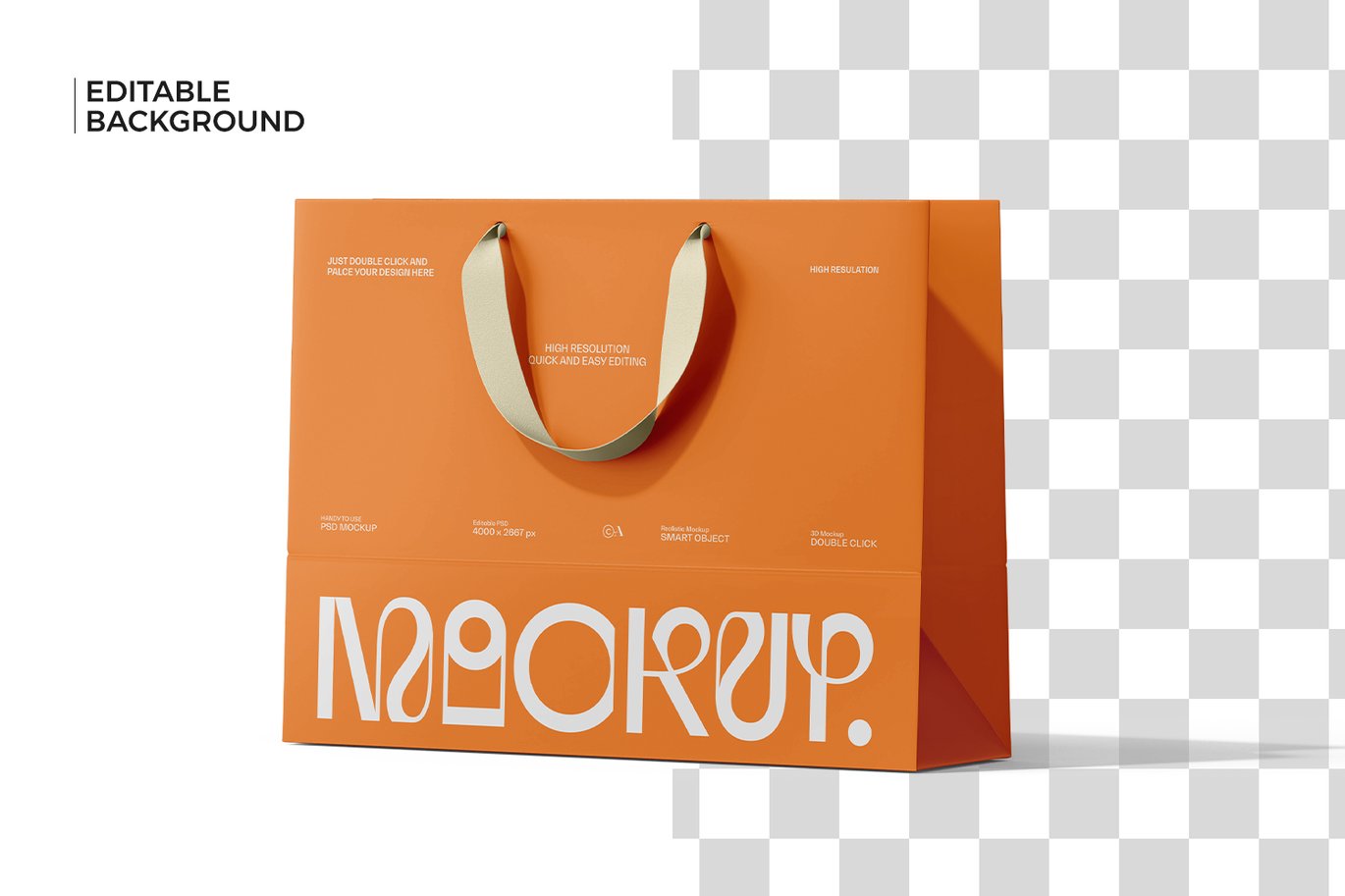 欧式手提购物袋样机 Euro Tote Shopping Bag Mockup插图9 欧式手提购物袋样机 Euro Tote Shopping Bag Mockup