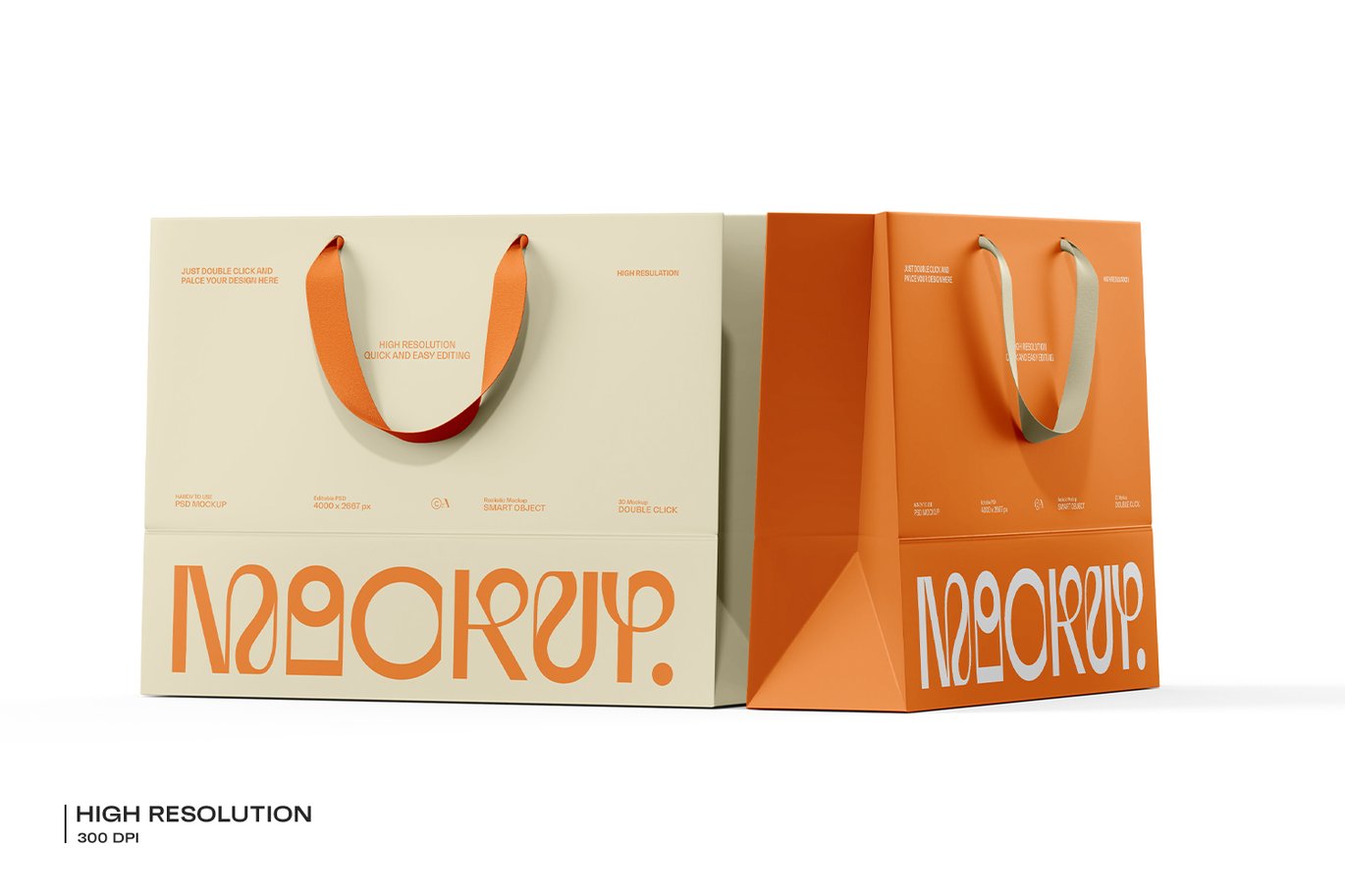 欧式手提购物袋样机 Euro Tote Shopping Bag Mockup插图5 欧式手提购物袋样机 Euro Tote Shopping Bag Mockup