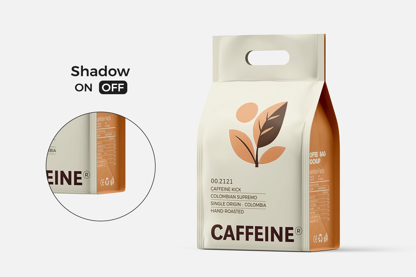 咖啡袋与咖啡杯搭配场景样机 Coffee Bag With Cup Mockup插图9 咖啡袋与咖啡杯搭配场景样机 Coffee Bag With Cup Mockup