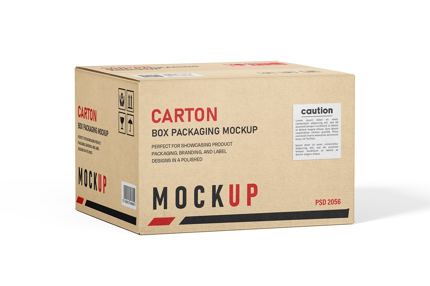 牛皮纸盒包装展示样机 Kraft Carton Box Mockup插图7 牛皮纸盒包装展示样机 Kraft Carton Box Mockup