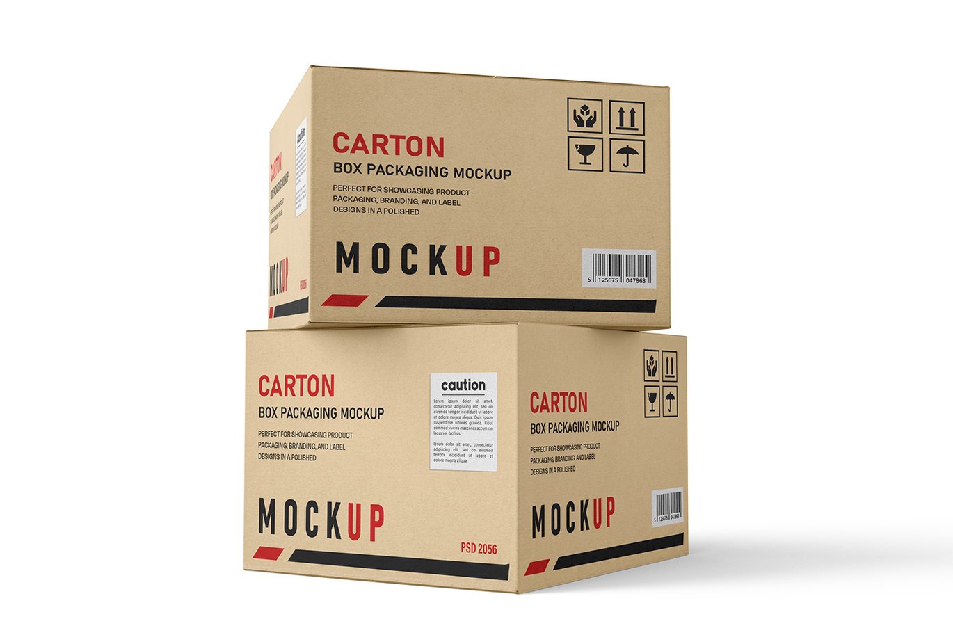 牛皮纸盒包装展示样机 Kraft Carton Box Mockup插图5 牛皮纸盒包装展示样机 Kraft Carton Box Mockup