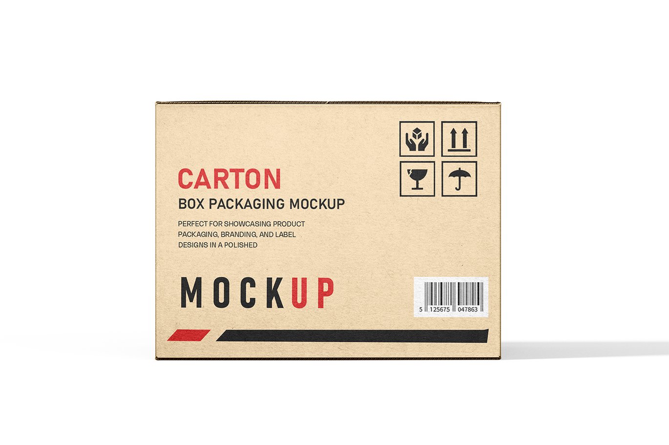 牛皮纸盒包装展示样机 Kraft Carton Box Mockup插图2 牛皮纸盒包装展示样机 Kraft Carton Box Mockup
