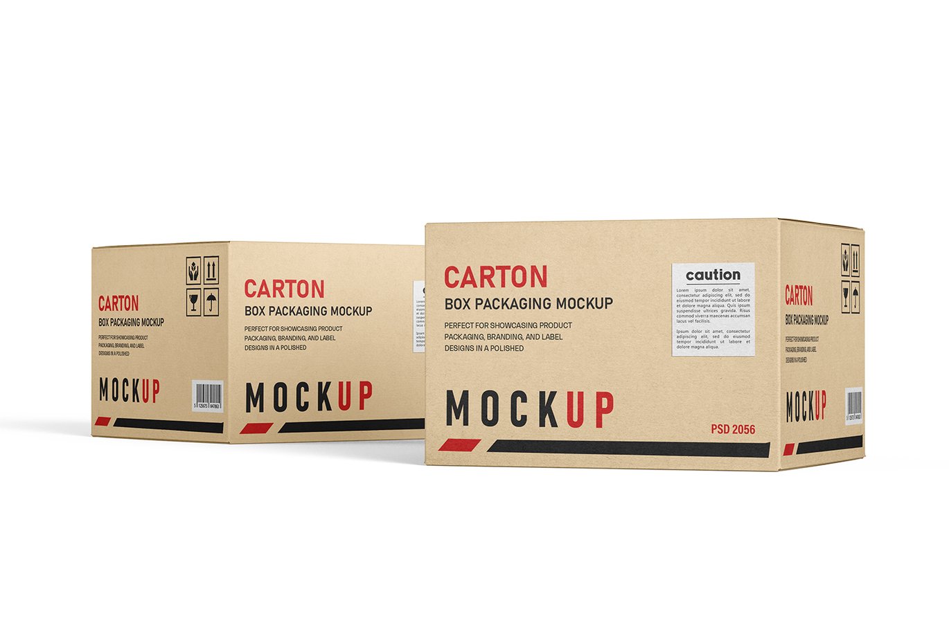 牛皮纸盒包装展示样机 Kraft Carton Box Mockup插图3 牛皮纸盒包装展示样机 Kraft Carton Box Mockup
