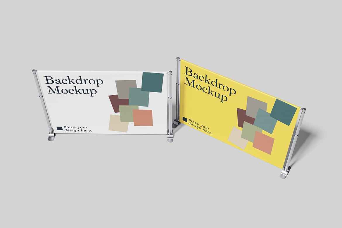 舞台背景板立体展示样机 Backdrop Mockup插图4 舞台背景板立体展示样机 Backdrop Mockup