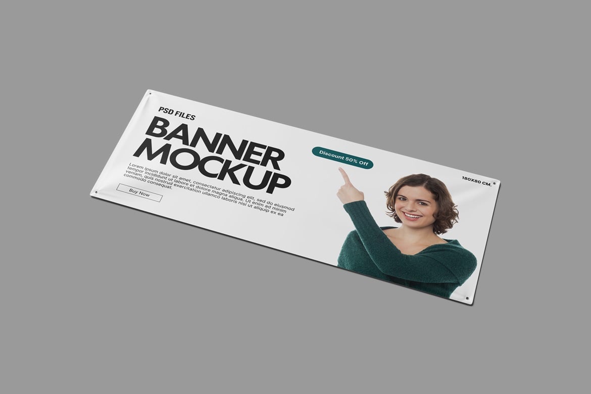 悬挂横幅设计展示样机 Banner Mockup插图3 悬挂横幅设计展示样机 Banner Mockup