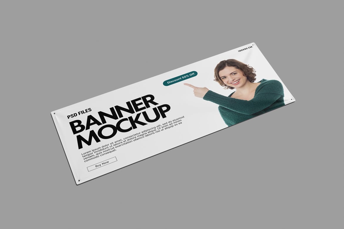 悬挂横幅设计展示样机 Banner Mockup插图2 悬挂横幅设计展示样机 Banner Mockup