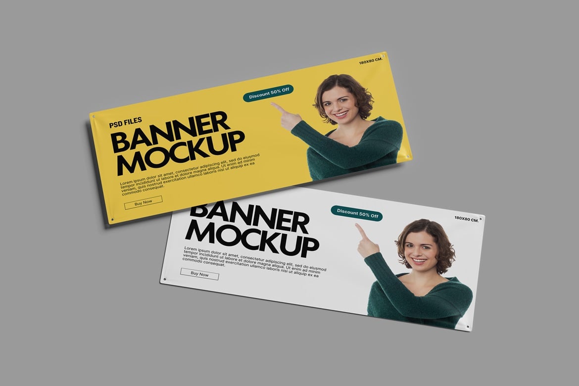 悬挂横幅设计展示样机 Banner Mockup插图4 悬挂横幅设计展示样机 Banner Mockup