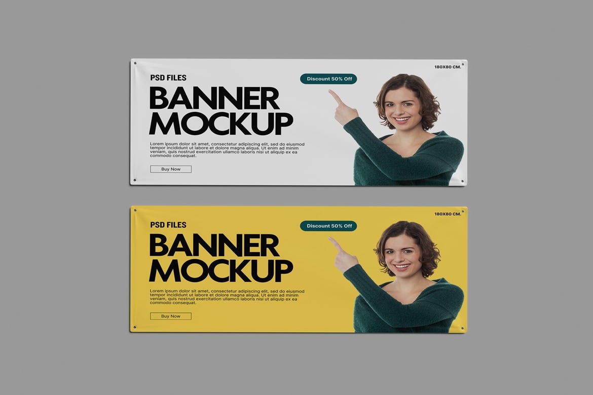 悬挂横幅设计展示样机 Banner Mockup插图5 悬挂横幅设计展示样机 Banner Mockup