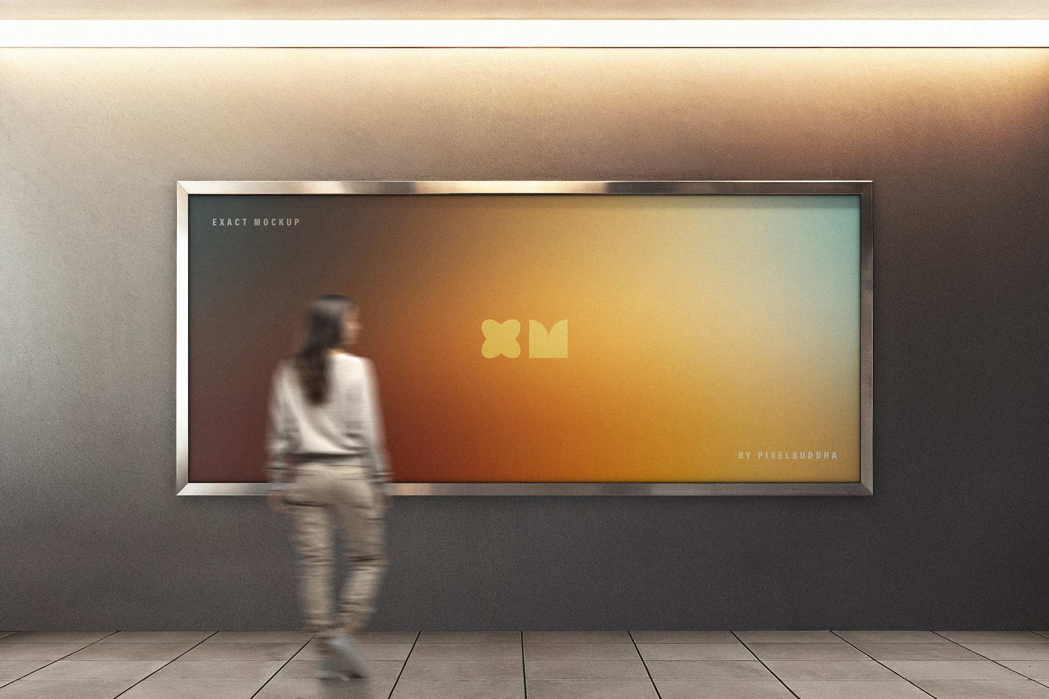 极简风格活动广告牌样机 Minimalist Billboard Mockup插图 极简风格活动广告牌样机 Minimalist Billboard Mockup