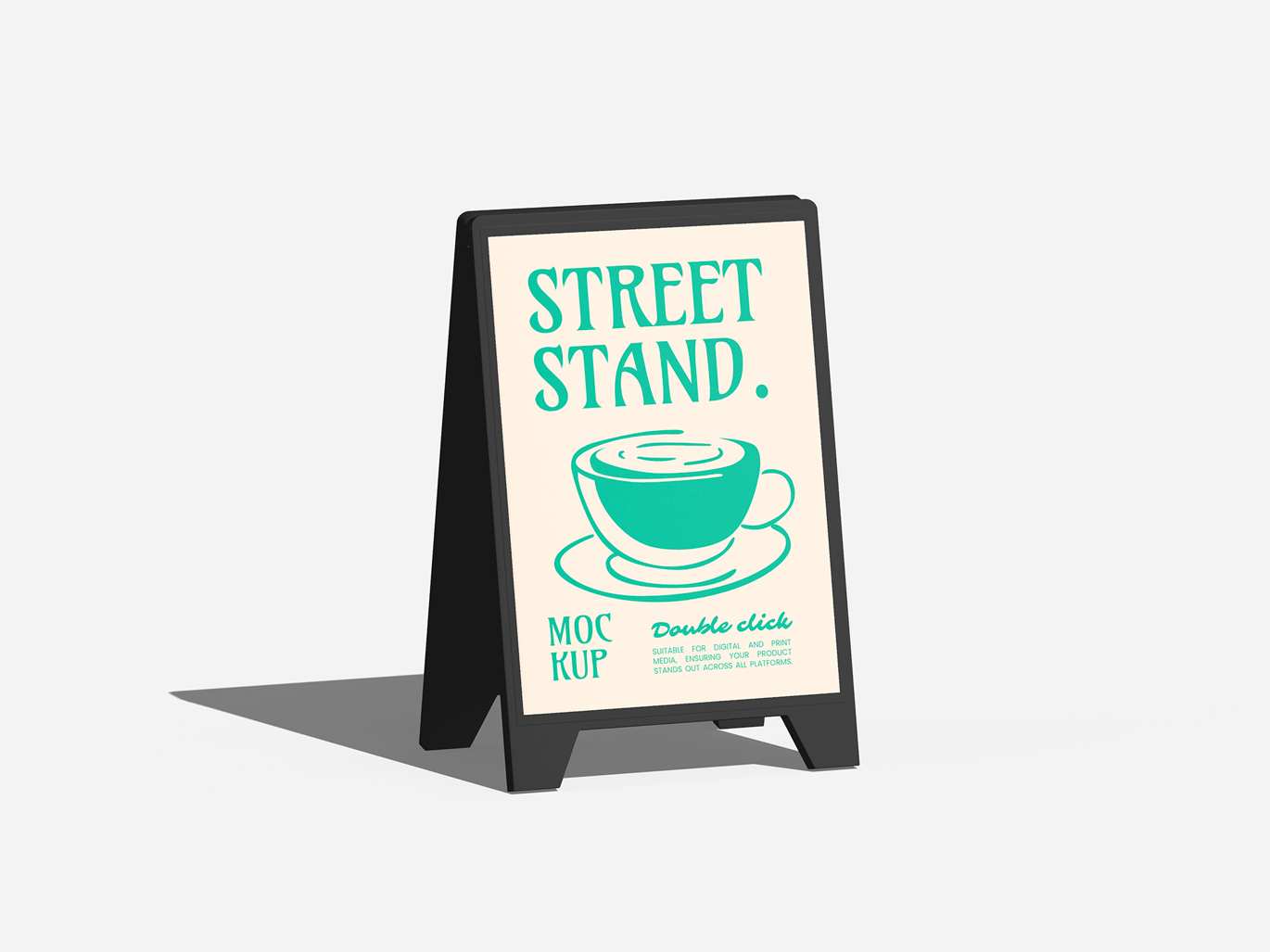 街头立式展架场景样机 Street Stand Mockup插图1 街头立式展架场景样机 Street Stand Mockup