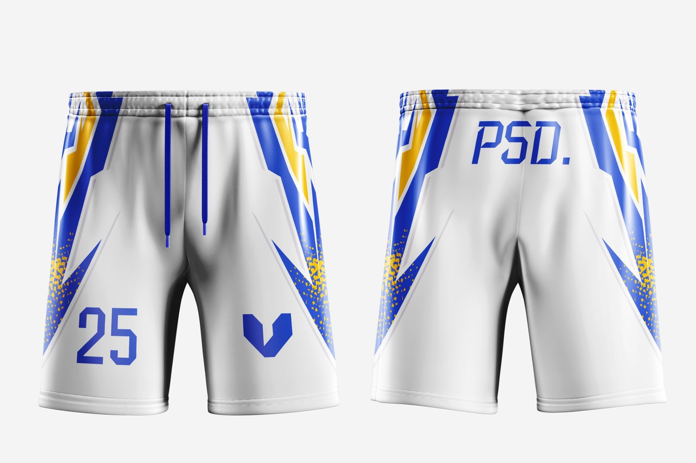 运动短裤服装设计样机 Short Sport Pants Mockup插图1 运动短裤服装设计样机 Short Sport Pants Mockup