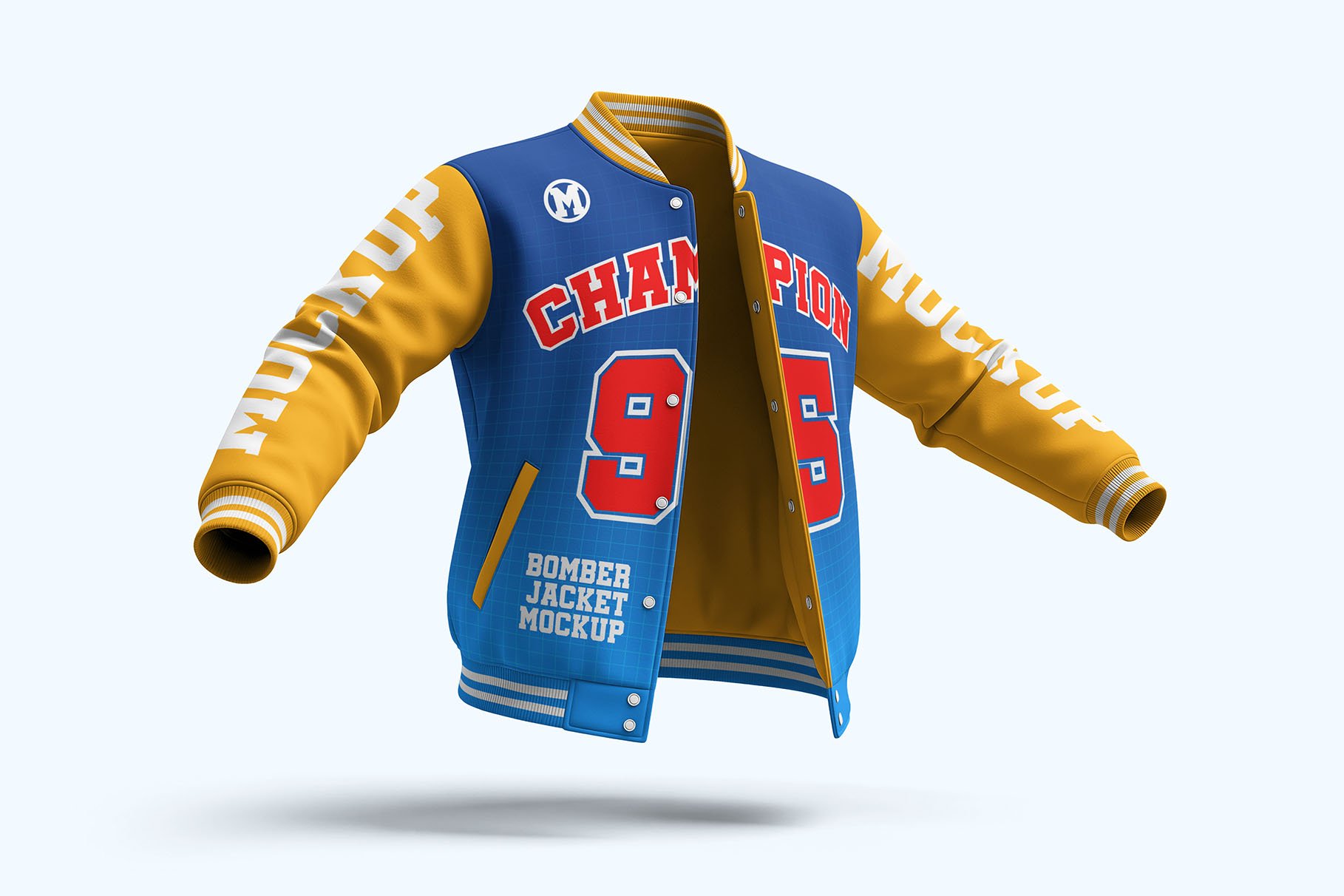 飞行员夹克3D服装样机 Bomber Jacket – 3D Apparel Mockup插图 飞行员夹克3D服装样机 Bomber Jacket - 3D Apparel Mockup