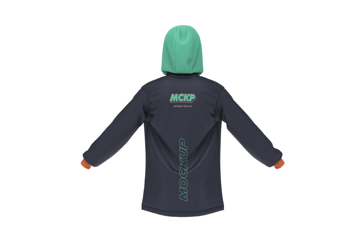连帽卫衣外套立体样机 Hoodie Jacket Mockup插图3 连帽卫衣外套立体样机 Hoodie Jacket Mockup